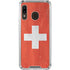Switzerland Flag Distressed Galaxy A30 Clear Case