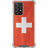Switzerland Flag Distressed Galaxy A52 5G Clear Case