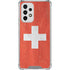 Switzerland Flag Distressed Galaxy A53 5G Clear Case