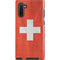 Switzerland Flag Distressed Galaxy Note 10 Pro Case
