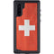 Switzerland Flag Distressed Galaxy Note 10 Waterproof Case