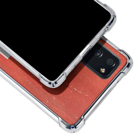 Switzerland Flag Distressed Galaxy S20 FE Clear Case