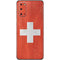 Switzerland Flag Distressed Galaxy S20 Skin
