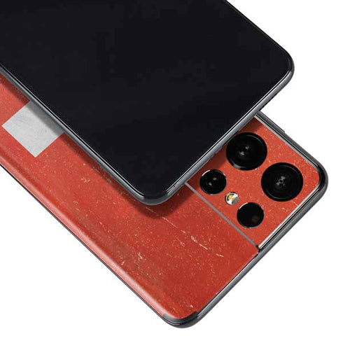 Switzerland Flag Distressed Galaxy S21 Ultra 5G Skin