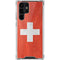 Switzerland Flag Distressed Galaxy S22 Ultra Clear Case