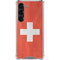 Switzerland Flag Distressed Galaxy S23 Clear Case