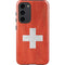 Switzerland Flag Distressed Galaxy S23 Plus Pro Case