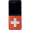 Switzerland Flag Distressed Galaxy Z Flip5 5G Skin