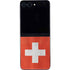 Switzerland Flag Distressed Galaxy Z Flip5 5G Skin