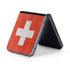 Switzerland Flag Distressed Galaxy Z Flip5 5G Skin