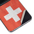 Switzerland Flag Distressed Galaxy Z Flip5 5G Skin