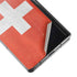 Switzerland Flag Distressed Galaxy Z Fold2 5G Skin