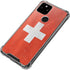 Switzerland Flag Distressed Google Pixel 5a 5G Clear Case