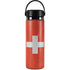Switzerland Flag Distressed Hydro Flask 20oz Wide Mouth Skin