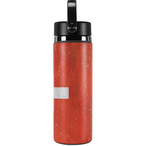 Switzerland Flag Distressed Hydro Flask 20oz Wide Mouth Skin