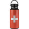 Switzerland Flag Distressed Hydro Flask 32oz Wide Mouth Skin