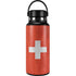 Switzerland Flag Distressed Hydro Flask 32oz Wide Mouth Skin