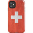 Switzerland Flag Distressed iPhone 11 Impact Case