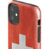 Switzerland Flag Distressed iPhone 11 Impact Case