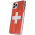 Switzerland Flag Distressed iPhone 11 Pro Clear Case