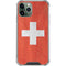 Switzerland Flag Distressed iPhone 11 Pro Max Clear Case