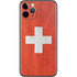 Switzerland Flag Distressed iPhone 11 Pro Skin