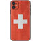 Switzerland Flag Distressed iPhone 11 Skin