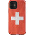 Switzerland Flag Distressed iPhone 12 Impact Case