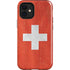 Switzerland Flag Distressed iPhone 12 Mini Impact Case