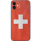 Switzerland Flag Distressed iPhone 12 Mini Skin
