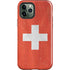 Switzerland Flag Distressed iPhone 12 Pro Impact Case