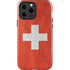 Switzerland Flag Distressed iPhone 13 Pro Max Impact Case
