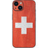 Switzerland Flag Distressed iPhone 13 Skin