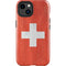 Switzerland Flag Distressed iPhone 14 Plus Impact Case
