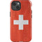 Switzerland Flag Distressed iPhone 14 Impact Case