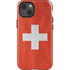Switzerland Flag Distressed iPhone 14 Impact Case