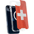 Switzerland Flag Distressed iPhone 14 Plus MagSafe Case