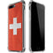 Switzerland Flag Distressed iPhone 7/8 Plus Clear Case