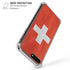 Switzerland Flag Distressed iPhone 7/8 Plus Clear Case