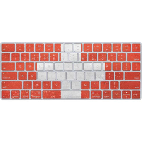 Switzerland Flag Distressed Magic Keyboard Skin