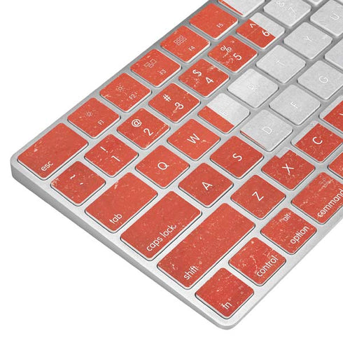 Switzerland Flag Distressed Magic Keyboard Skin