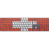 Switzerland Flag Distressed Magic Keyboard with Numeric Keypad Skin