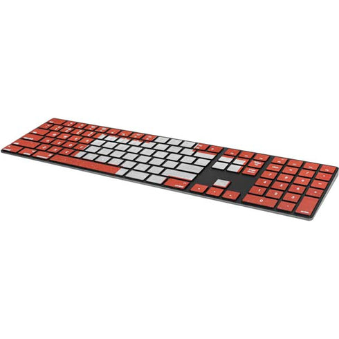 Switzerland Flag Distressed Magic Keyboard with Numeric Keypad Skin