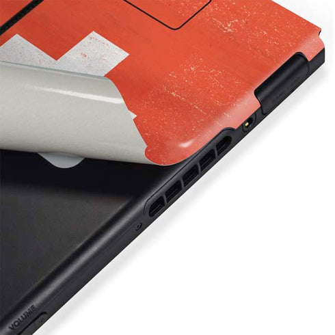 Switzerland Flag Distressed Nintendo Switch Bundle Skin