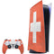 Switzerland Flag Distressed PS5 Digital Edition Bundle Skin