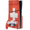 Switzerland Flag Distressed PS5 Slim Disk Bundle Skin