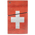 Switzerland Flag Distressed PS5 Slim Disk Console Skin