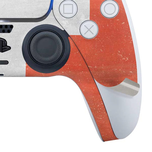 Switzerland Flag Distressed PS5 Slim Digital Edition Bundle Skin