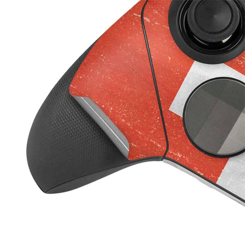 Switzerland Flag Distressed Xbox Elite Wireless Controller Series 2 Skin