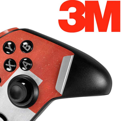 Switzerland Flag Distressed Xbox One Elite Controller Skin
